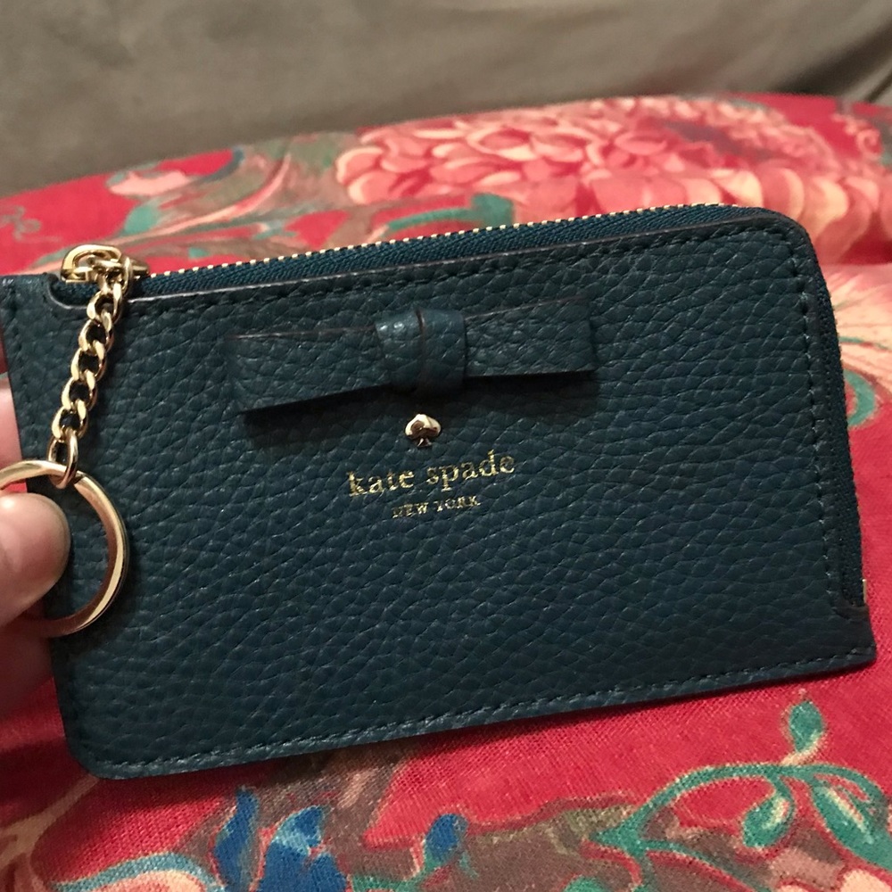 NWOT Kate Spade Pershing Street Poppy keychain